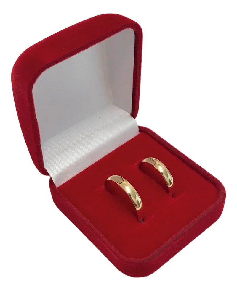 Alianças TRADICIONAL De Noivado e Casamento  Em Ouro 18k Legítimo 3mm 3 Gramas o par