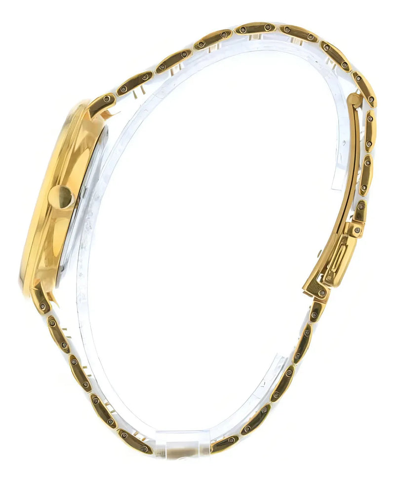 Relógio Feminino Technos Ceramic Branco Cor Da Correia Dourada E Branca Cor Do Bisel Dourado E Branco