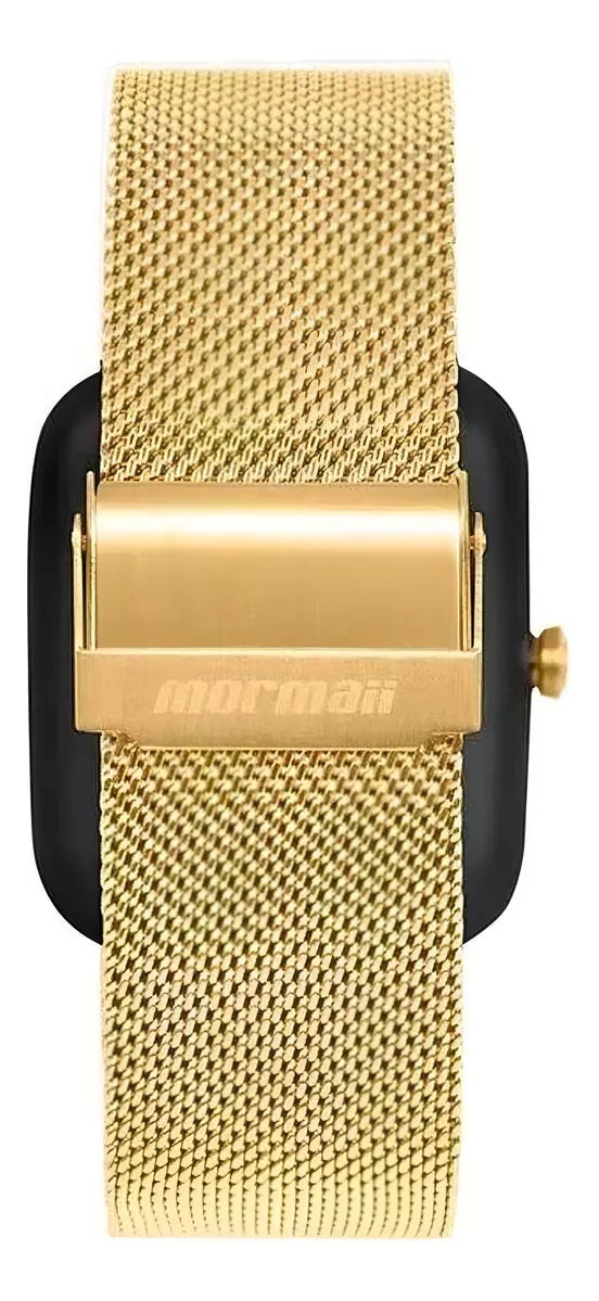 Smartwatch Relógio Inteligente Feminino e Masculino Mormaii Life À Prova D' Água Pulseira Em Aço Inoxidável Rosé,Preto,Dourado,Prata Com Diversas Funções - Molifeah/7j