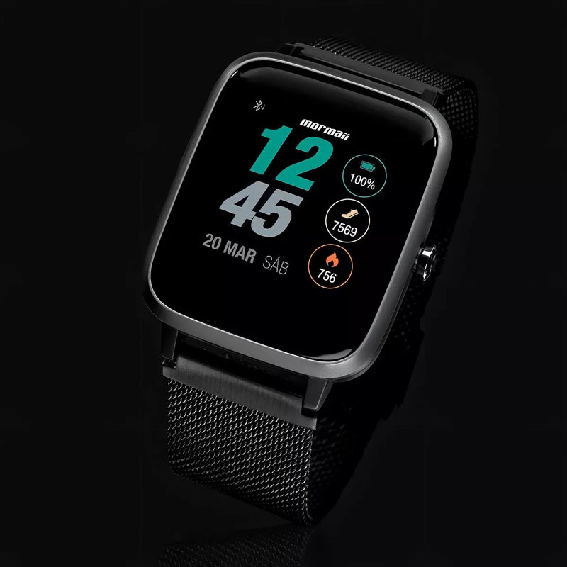 Relógio Digital - Smartwatch Mormaii Life GPS TouchScreen - Pulseira DOURADO,PRETO,PRATA E ROSÉ