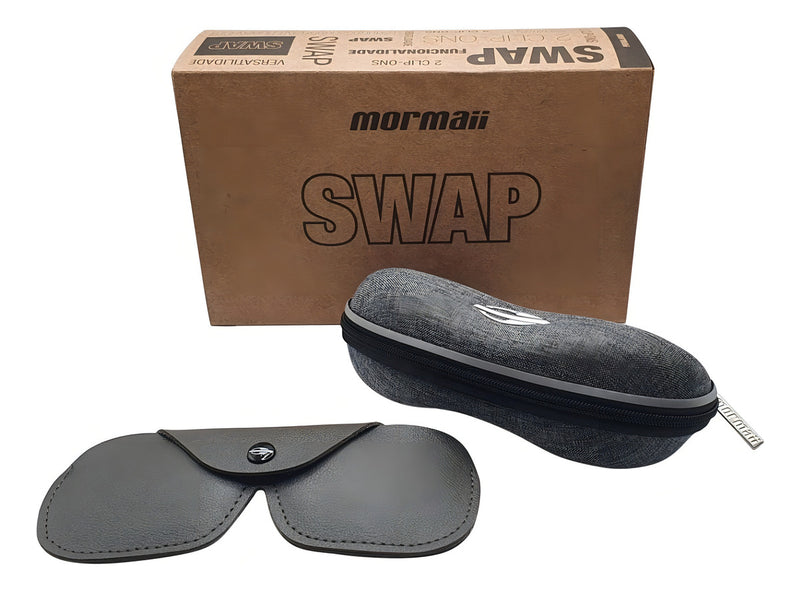 Armação Mormaii Swap 6 M6132aa955 Clip-on Preto Vermelho