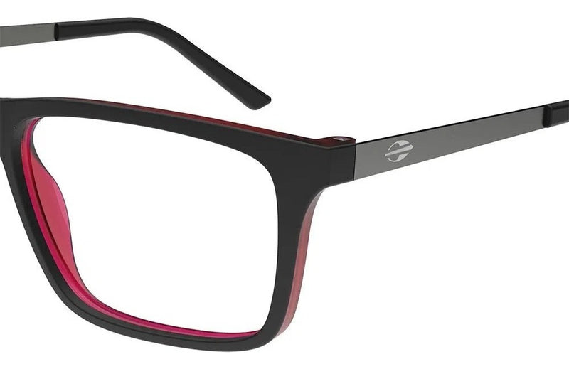 Armação Mormaii Swap 6 M6132aa955 Clip-on Preto Vermelho