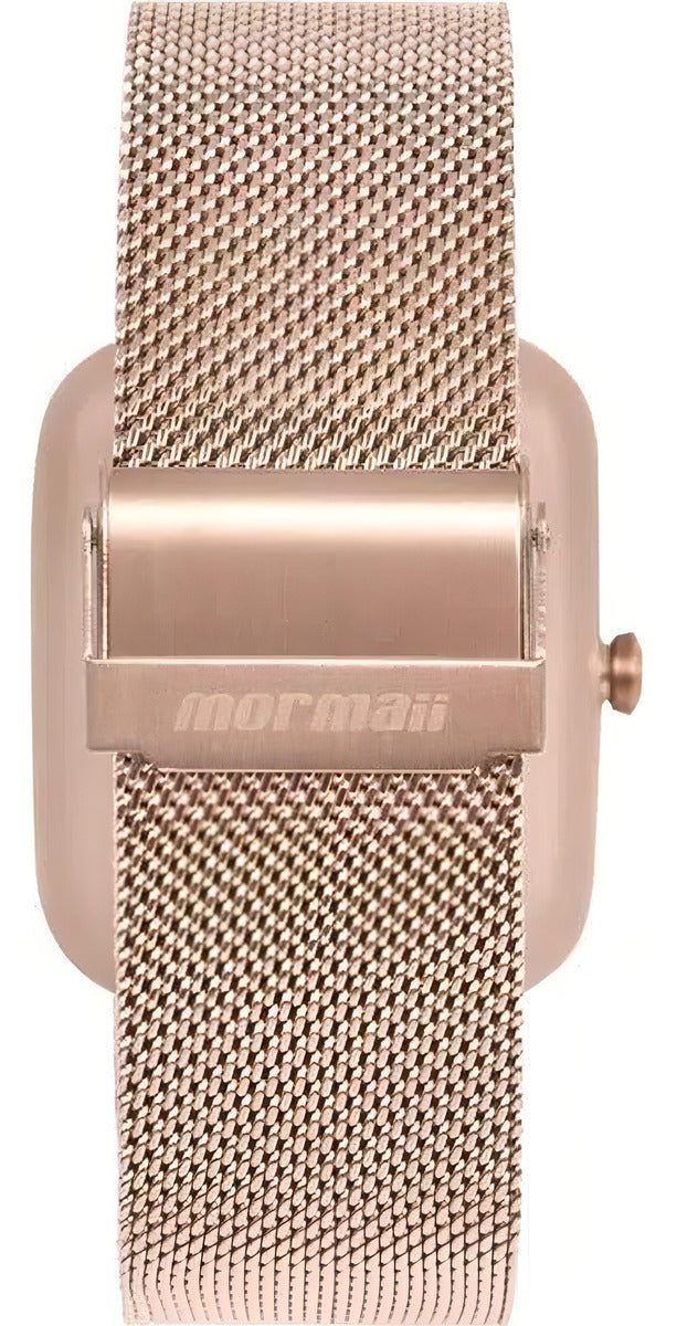 Smartwatch Relógio Inteligente Feminino e Masculino Mormaii Life À Prova D' Água Pulseira Em Aço Inoxidável Rosé,Preto,Dourado,Prata Com Diversas Funções - Molifeah/7j