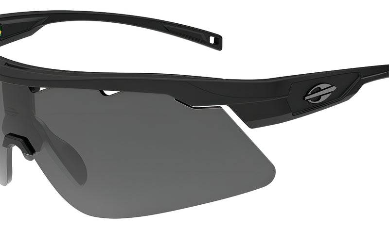 Óculos De Sol Esportivo Mormaii Smash 3 M0197a1401 Cor Preto Fosco Armação Preto Fosco Haste Preto Fosco Lente Cinza