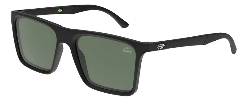 Óculos Solar Mormaii Chicago M0184a1489 Preto Fosco M0184 Verde-escuro
