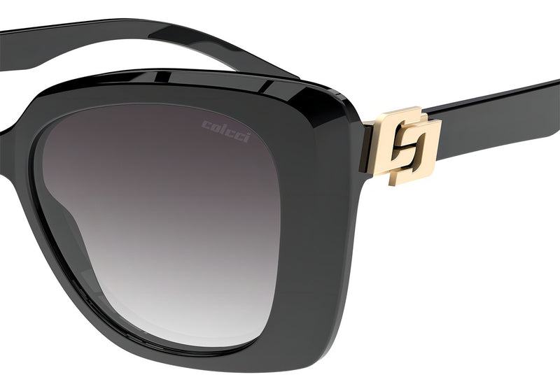 Óculos Colcci Ellen Cores Degradê Feminino Desenho Preto Brilho
