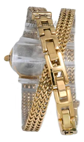 Relógio Feminino Technos Mini Dourado CAIXA Redonda