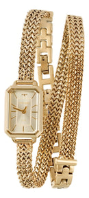 Relógio Technos Feminino Mini Dourado - 5y20iv/1x Bisel Champagne