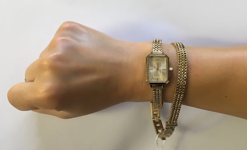 Relógio Technos Feminino Mini Dourado - 5y20iv/1x Bisel Champagne