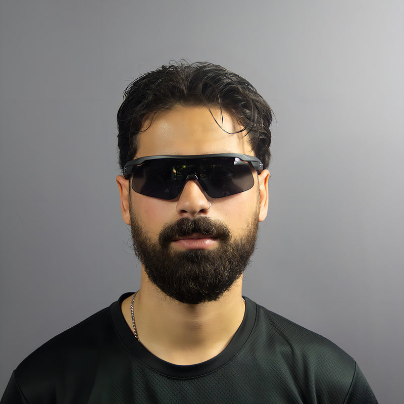 Óculos De Sol Esportivo Mormaii Smash 3 M0197a1401 Cor Preto Fosco Armação Preto Fosco Haste Preto Fosco Lente Cinza