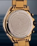 Kit Technos Masculino Acqua Dourado Edição Especial Torben Grael